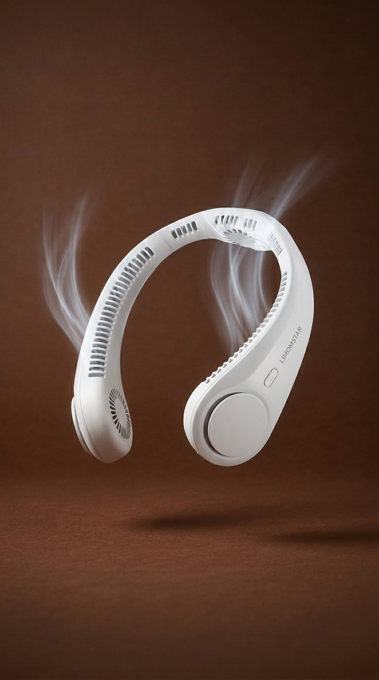 Portable Bladeless Hanging Rechargeable Neck Fan